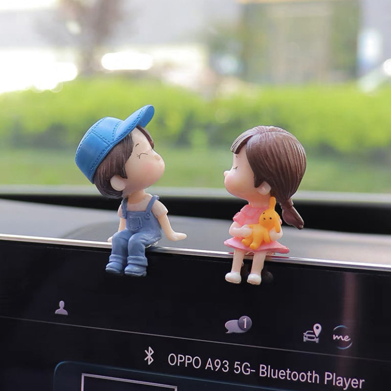 Cute Couple Car Ornament