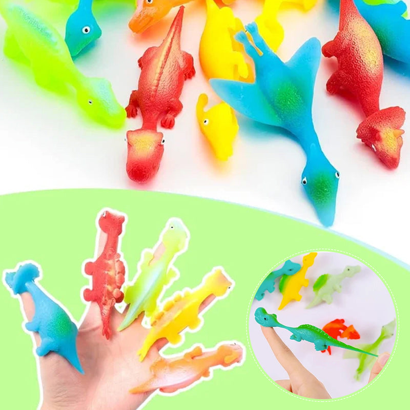 Slingshot Dinosaur Toys (10PCS, Random Color)