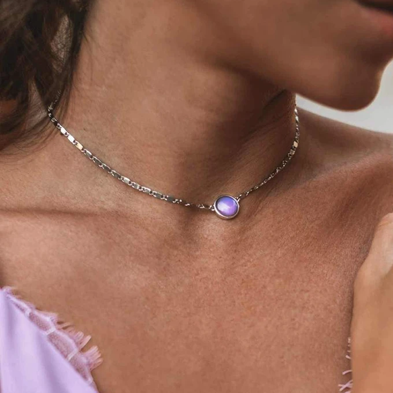 "Thermo Chromic Depending On Your Mood" Necklace