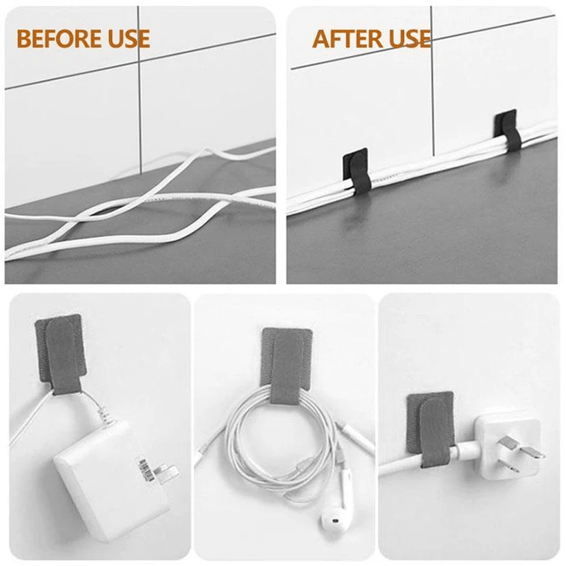 Self-adhesive Velcro Cable Organizer