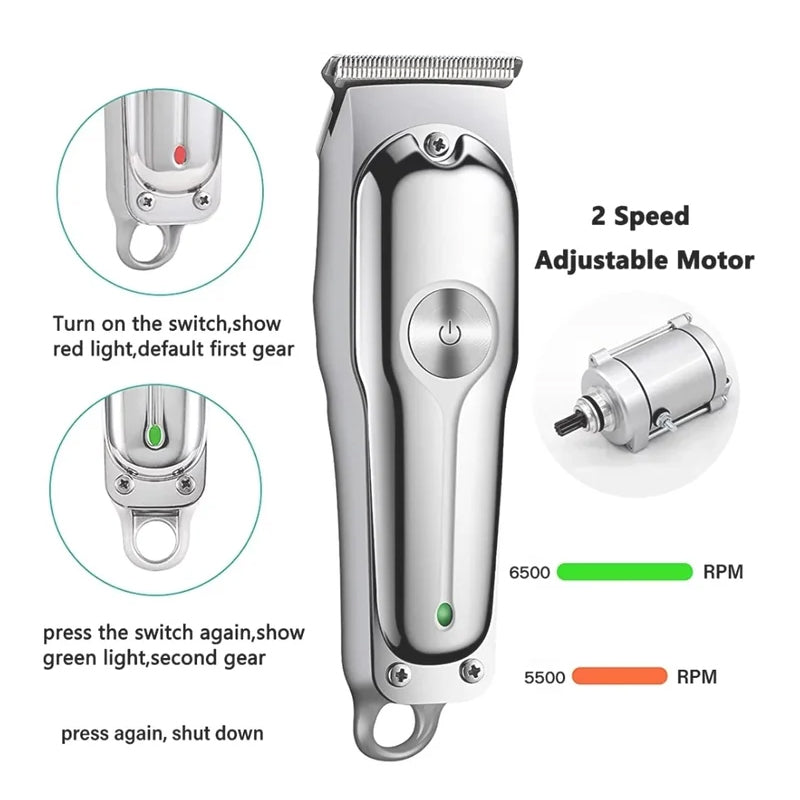 Stainless Steel USB Hair Shaver