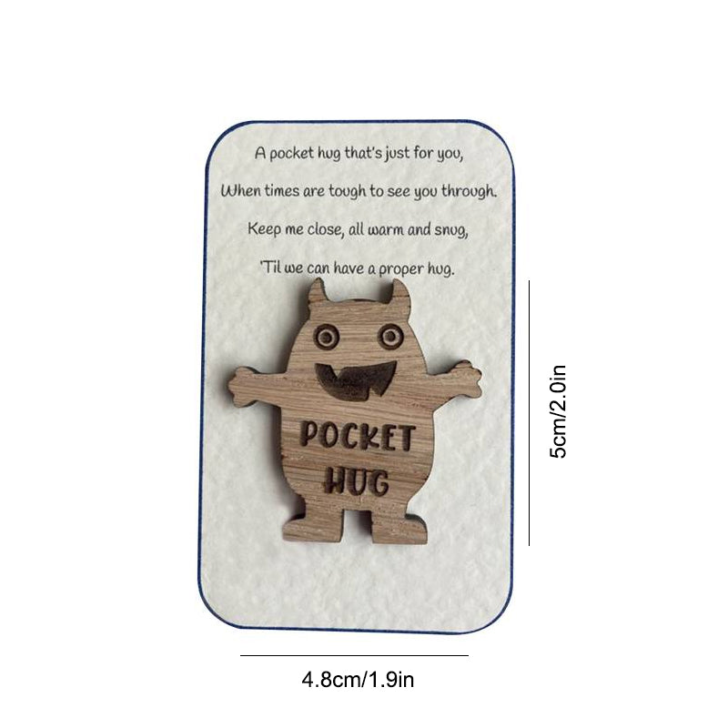 Pocket Hug Wooden Token