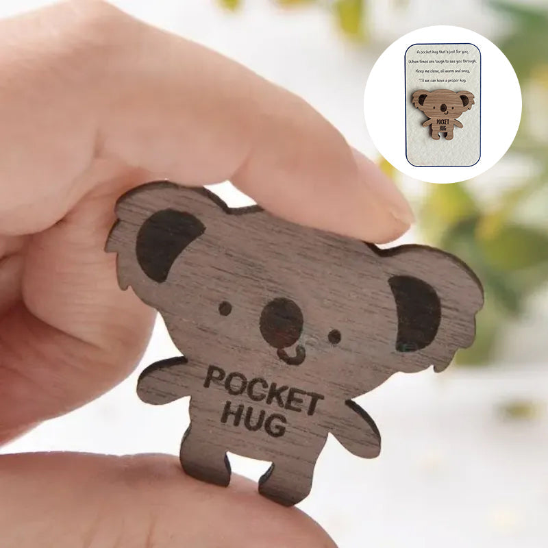 Pocket Hug Wooden Token